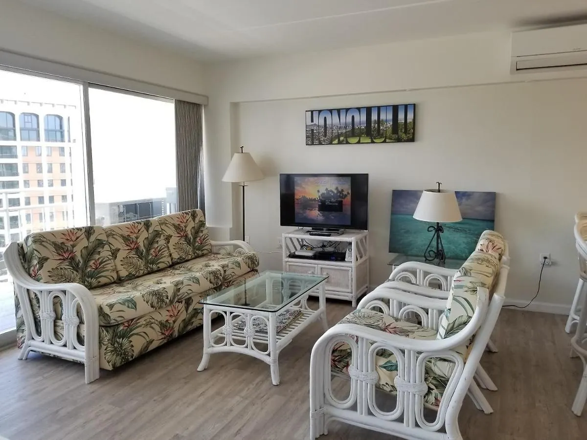 Ilikai Tower One Bedroom Lagoon View Waikiki Condos With Lanai & Free Wifi Гонолулу 0*,
