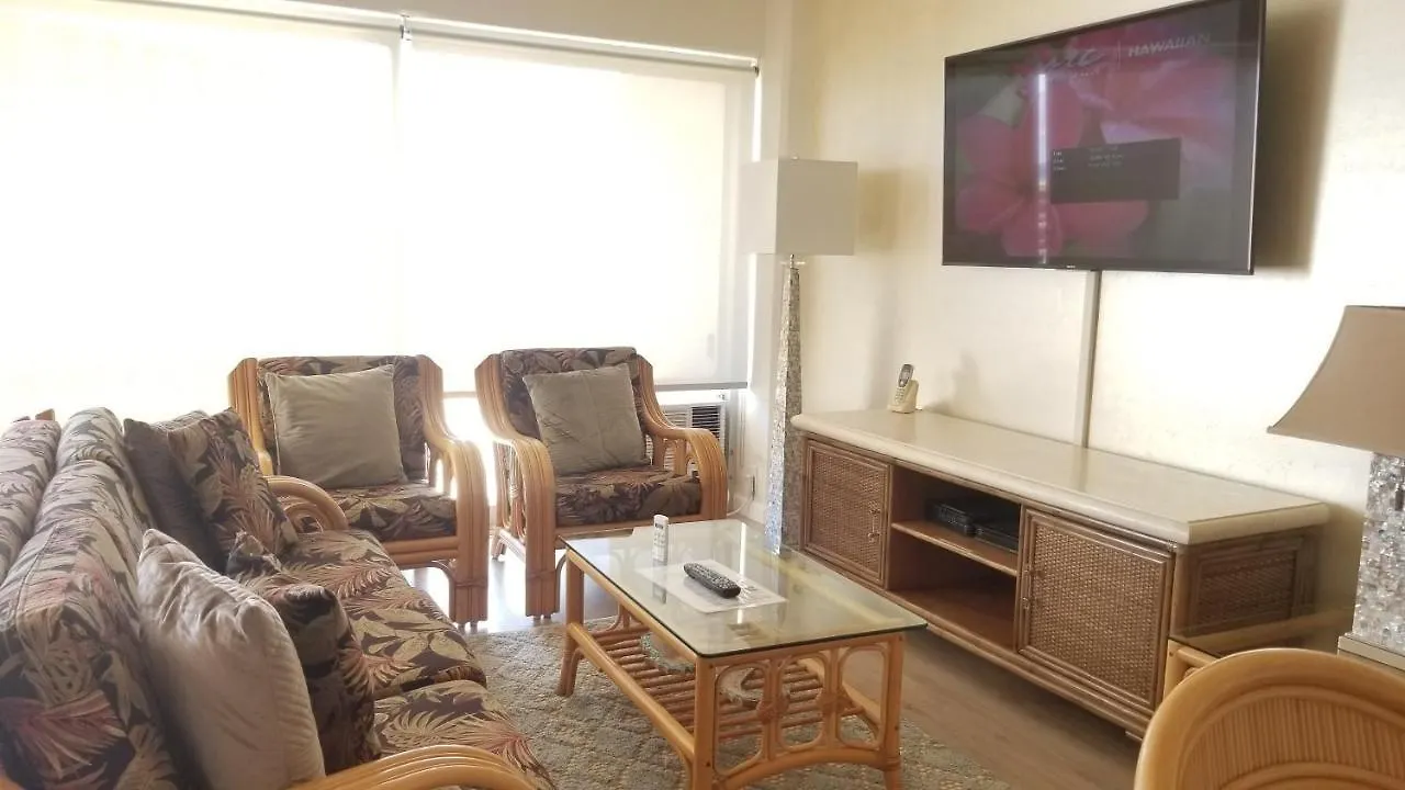 Ilikai Tower One Bedroom Lagoon View Waikiki Condos With Lanai & Free Wifi Гонолулу Апартаменты
