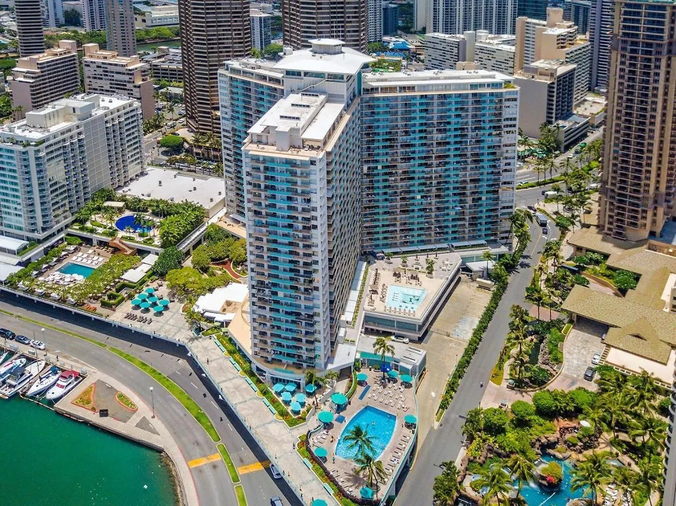 Апартаменты Ilikai Tower One Bedroom Lagoon View Waikiki Condos With Lanai & Free Wifi Гонолулу