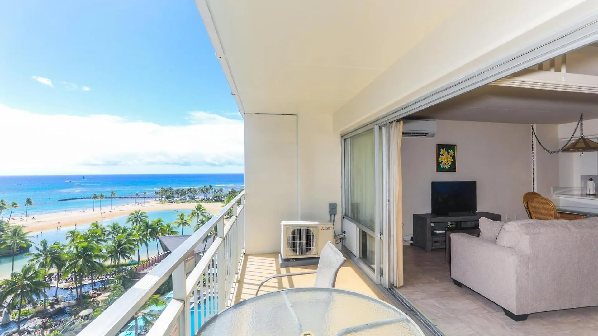 Ilikai Tower One Bedroom Lagoon View Waikiki Condos With Lanai & Free Wifi Гонолулу 0*,  США